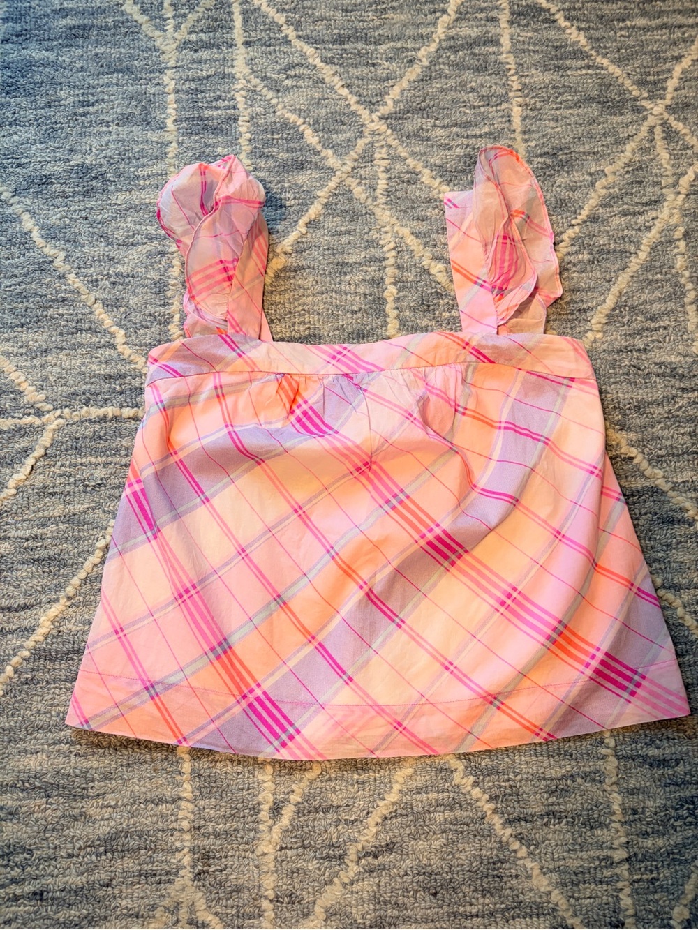 Lilly Pulitzer Size M Reyna Plaid Top